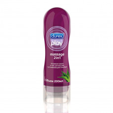 Интимная смазка и гель для массажа DUREX Play Massage 2in1 с алоэ вера - 200 мл. Интимная смазка и гель для массажа DUREX Play Massage 2in1 с алоэ вера - 200 мл.