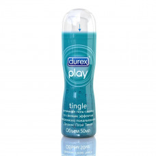 Интимная гель-смазка DUREX Play Tingle с эффектом “морозного покалывания - 50 мл.