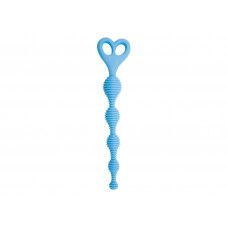 Голубые анальные бусы TLC Bum Buddies Anal Beads - 26,7 см.