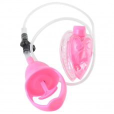 Вакуумная помпа с вибрацией Mini Pussy Pump Pink Вакуумная помпа с вибрацией Mini Pussy Pump Pink