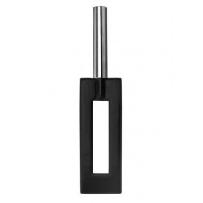 Чёрная шлёпалка Leather Gap Paddle - 35 см.