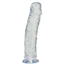 Прозрачный фаллоимитатор Medium Dong - 19,5 см.