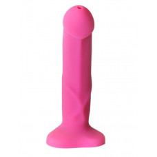 Ярко-розовый фаллоимитатор с функцией семяизвержения Pop Dildo - 17,9 см.
