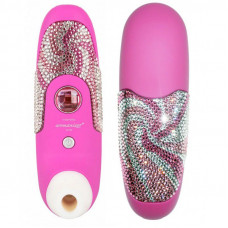 Розовый стимулятор клитора Womanizer Crystal Dreams