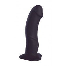 Чёрный реалистичный фаллоимитатор The Boss Dildo - 18 см.